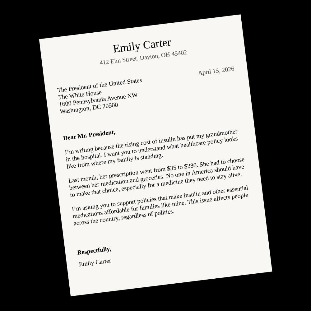 Example Letter